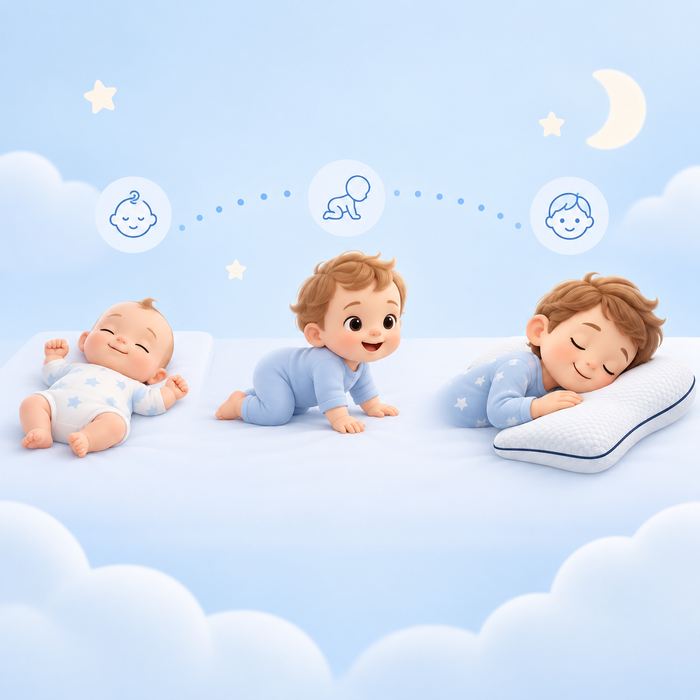 A partir de que idade é que uma criança pode dormir com almofada?